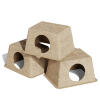 Pack of three hamster compostable hide