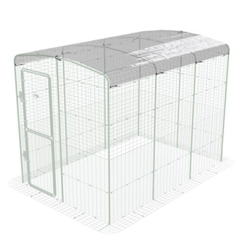 Clear run cover for the 2x3 walk in run