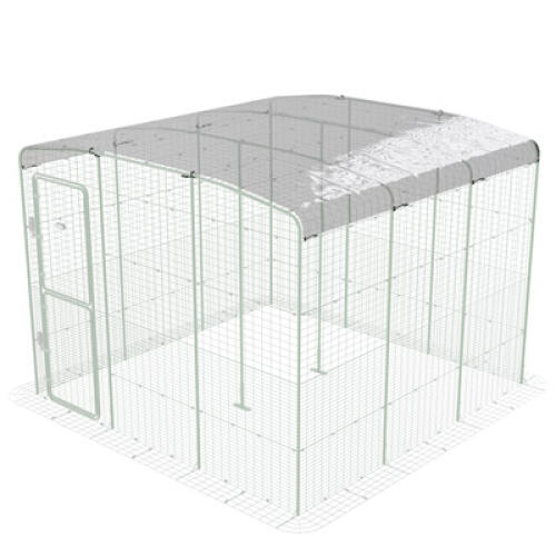 Clear run cover for the 3x3 walk in run