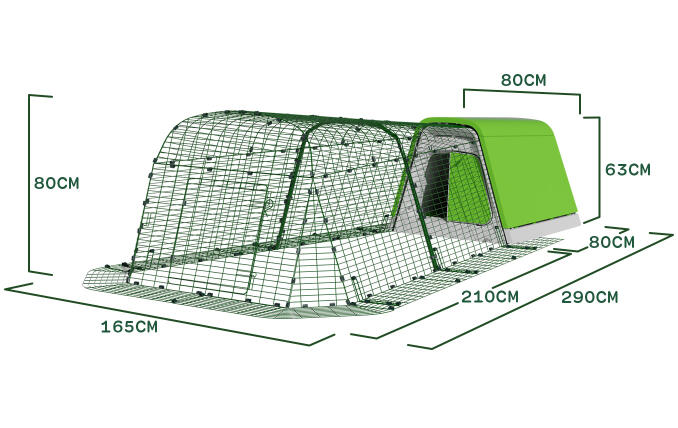 eglu go guinea pig hutch dimensions