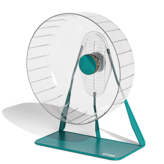 hamster habitat wheel and stand