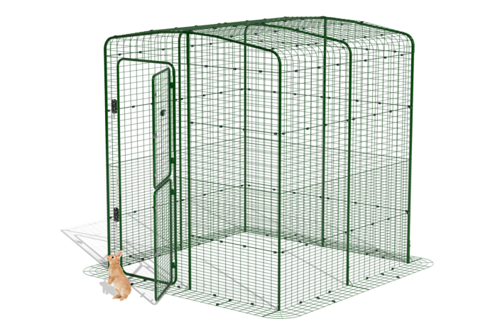 outdoor walk in rabbit run